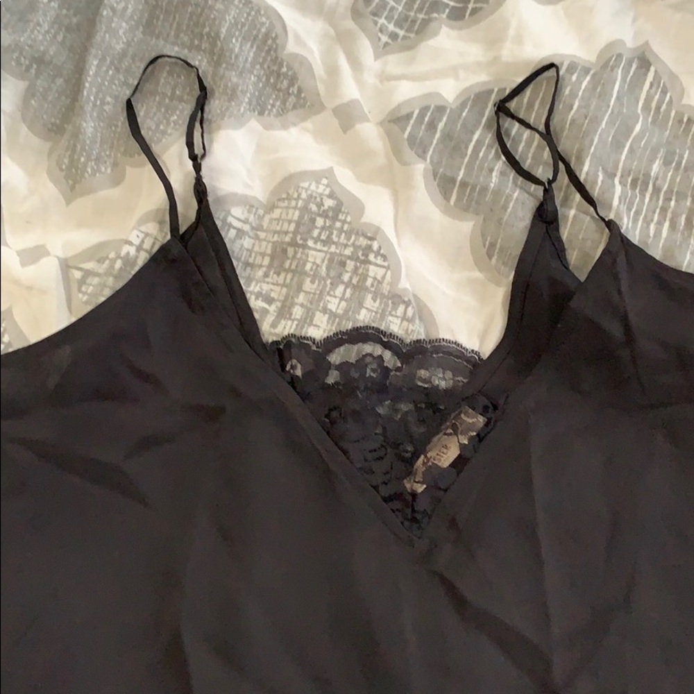 Lacey silk Hollister tank top